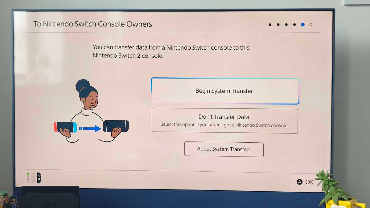 Nintendo Switch 2 set-up process