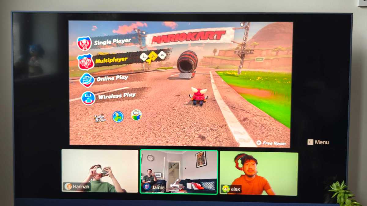 Nintendo Switch 2 GameChat in progress