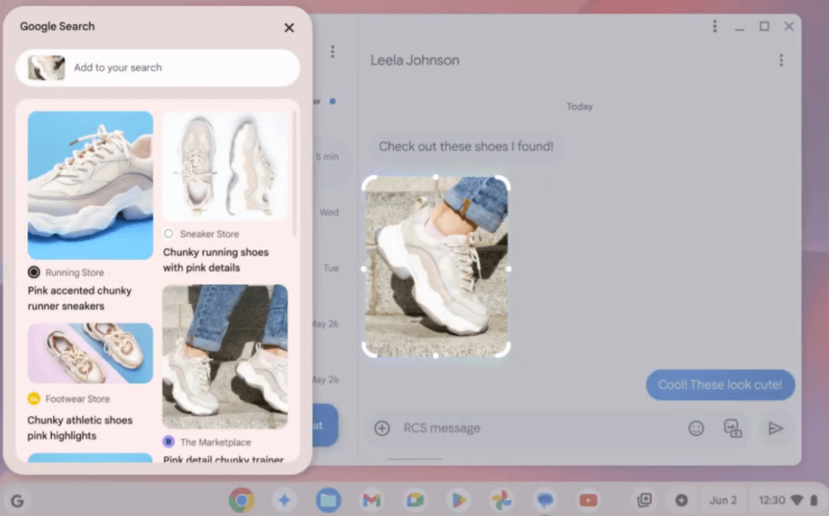 Select to search Chromebook Google Lens