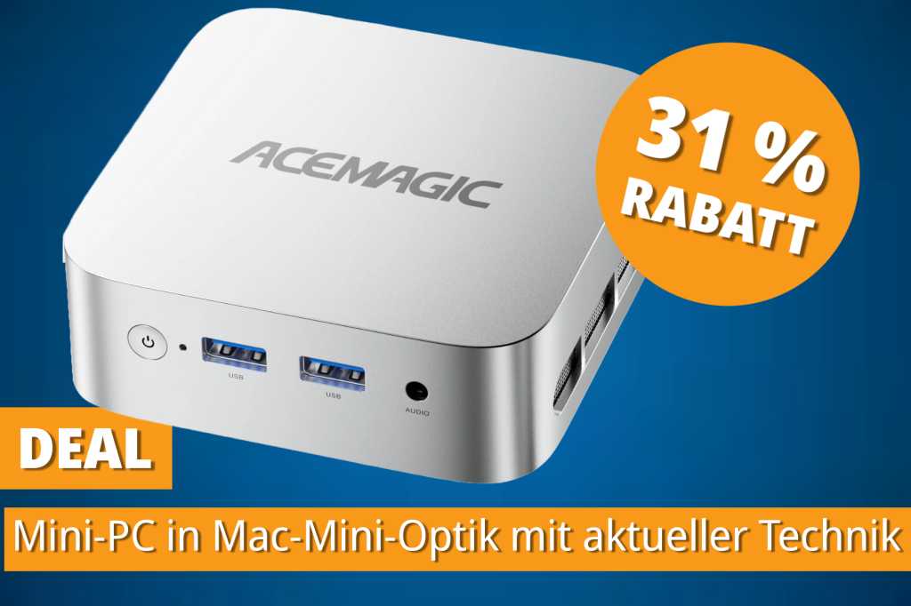 Image: Kraftpaket im Kleinformat: Dieser Mini-PC mit 1 TB SSD und Windows 11 Pro kostet jetzt nur 218,99 Euro bei Amazon
