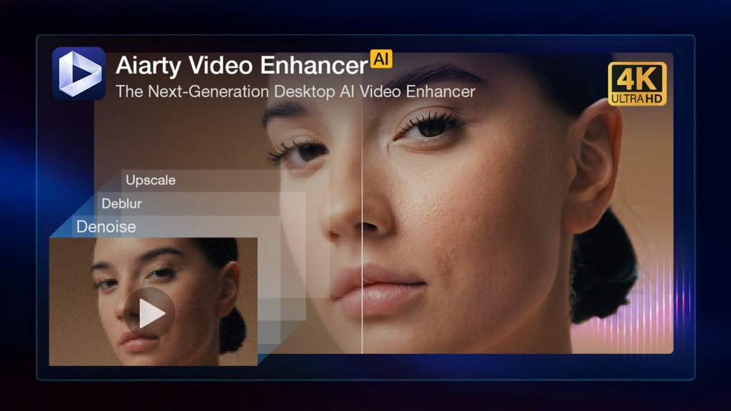 Image: Aiarty Video Enhancer fÃ¼r Mac: 3x schnelleres 4K-Upscaling & RauschunterdrÃ¼ckung â Gratis-Lizenz!