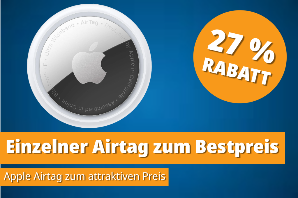 Image: Nie mehr verlegen: Der einzelne Apple Airtag jetzt zum attraktiven Preis auf Amazon