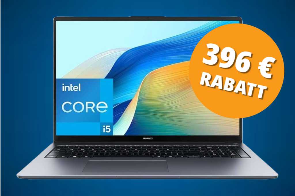 Image: Leistung fÃ¼r 899â¯â¬, Sie zahlen aber nur 503 â¬: Huawei-Laptop im Preissturz
