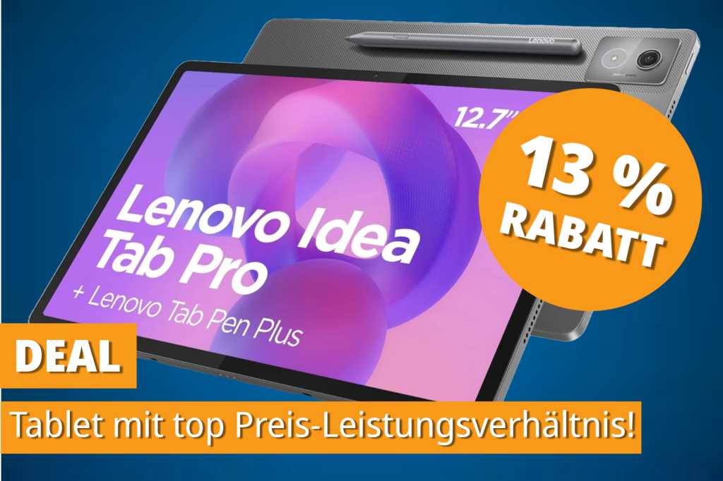 Image: Besser als gedacht: Lenovo haut 3K-Tablet mit Stift zum Sparpreis raus