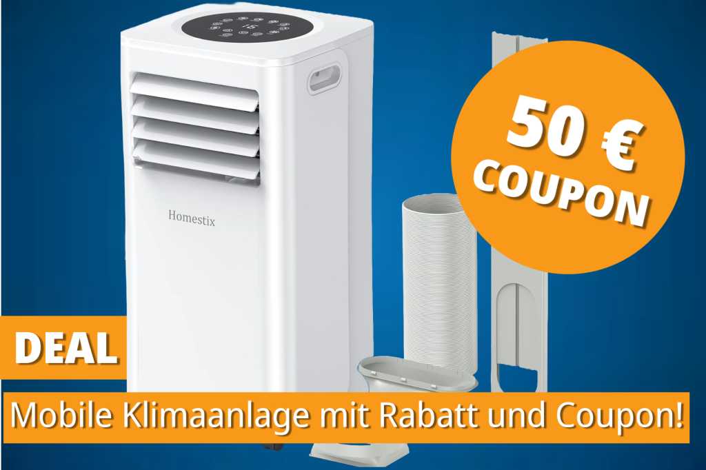 Image: Hitzewelle im Anmarsch? Diese mobile Klimaanlage macht Ihr Zuhause zur WohlfÃ¼hl-Oase