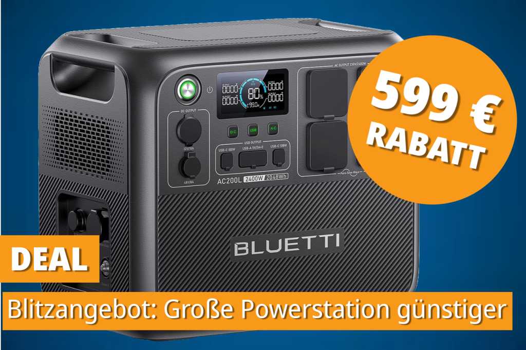 Image: 599 â¬ weniger: Diese Powerstation ist jetzt so gÃ¼nstig wie nie auf Amazon