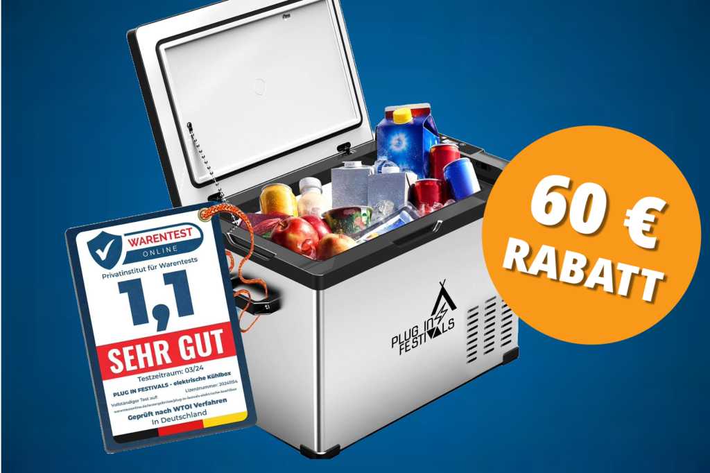 Image: EisgekÃ¼hlt bis -20 Grad: Diese Box rettet Ihnen das Festival-Wochenende