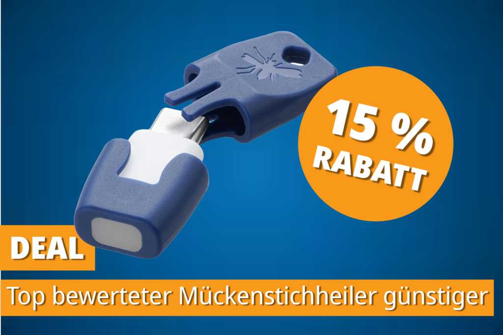 Image: Dieses Mini-Gadget hilft wirklich gegen MÃ¼ckenstiche: 4,7 Sterne bei 15.000 Bewertungen â jetzt im Deal
