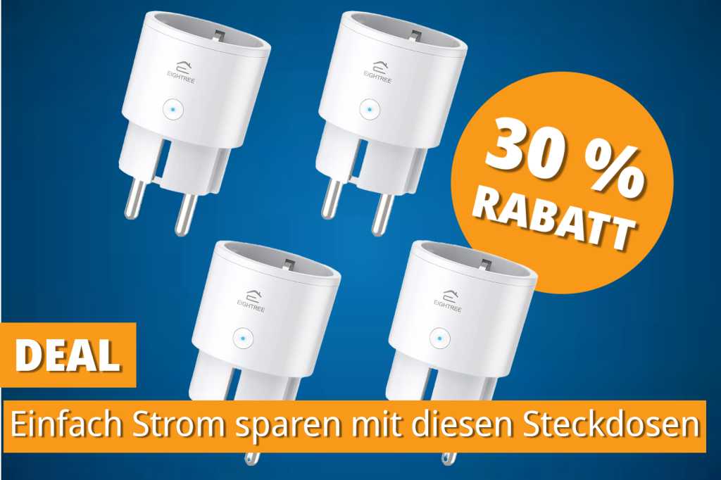 Image: Alexa, schalte Stromsparen ein: 4 smarte Steckdosen fÃ¼r unter 30â¯â¬