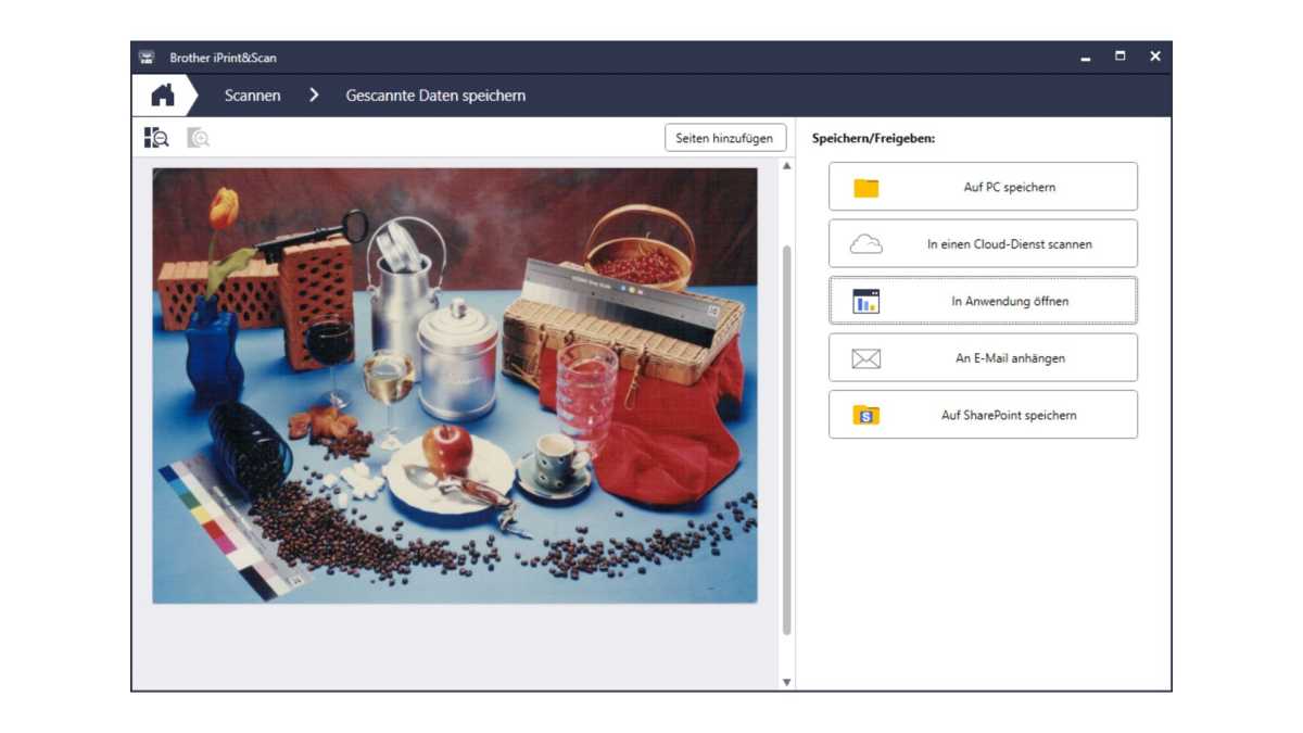 Brother DCP-T780DW Scan mit iPrint&Scan Desktop App