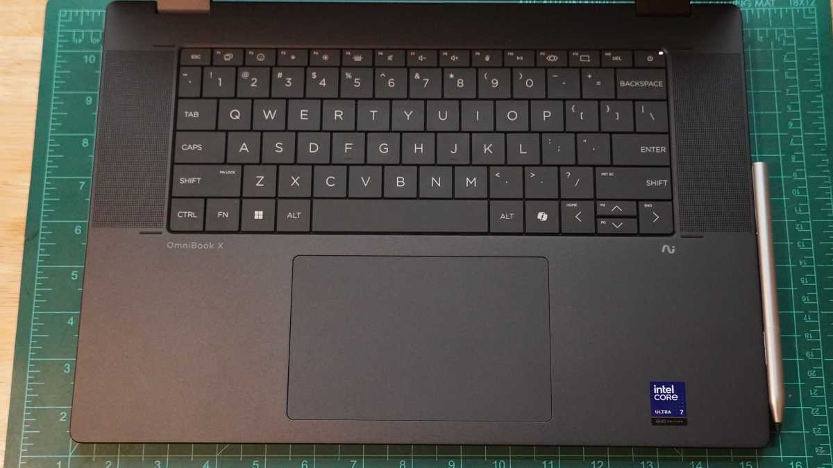 HP Omnibook X Flip 16 keyboard
