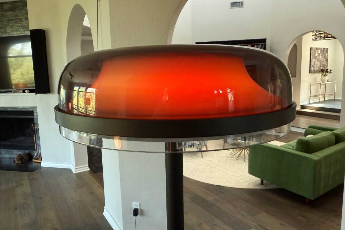 Govee floor lamp close up