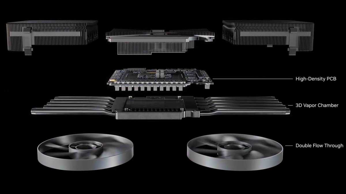 Nvidia flow-through cooling diagram illustration