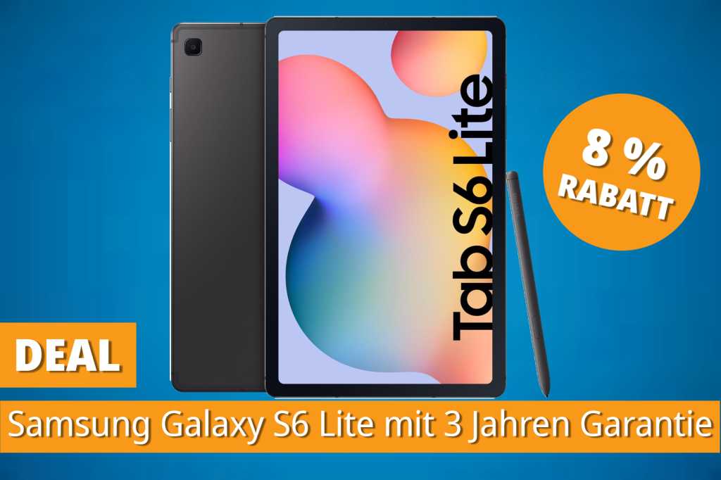 Image: Samsung-Tablet mit S Pen und 3 Jahren Garantie zum Tiefpreis â Galaxy Tab S6 Lite jetzt fÃ¼r nur 184 Euro