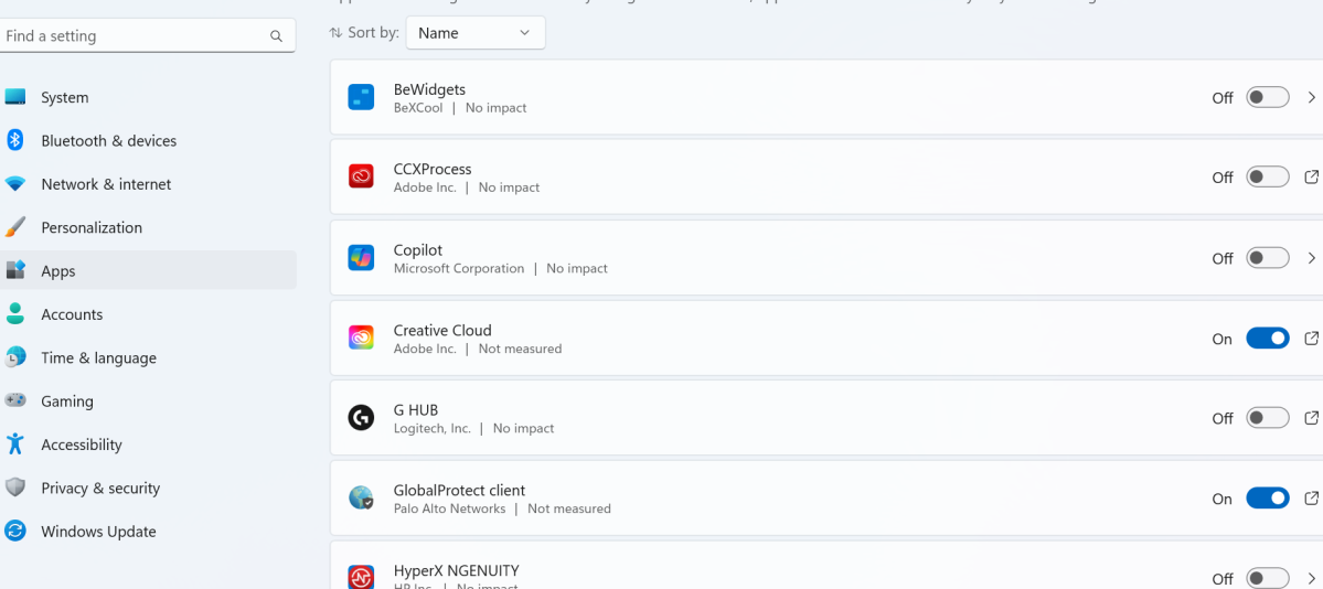 startup apps
