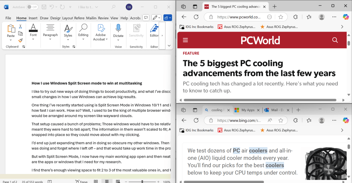 3-split screen setup 