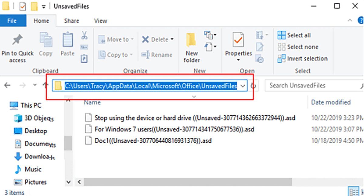 Search for Backup Files Manually
