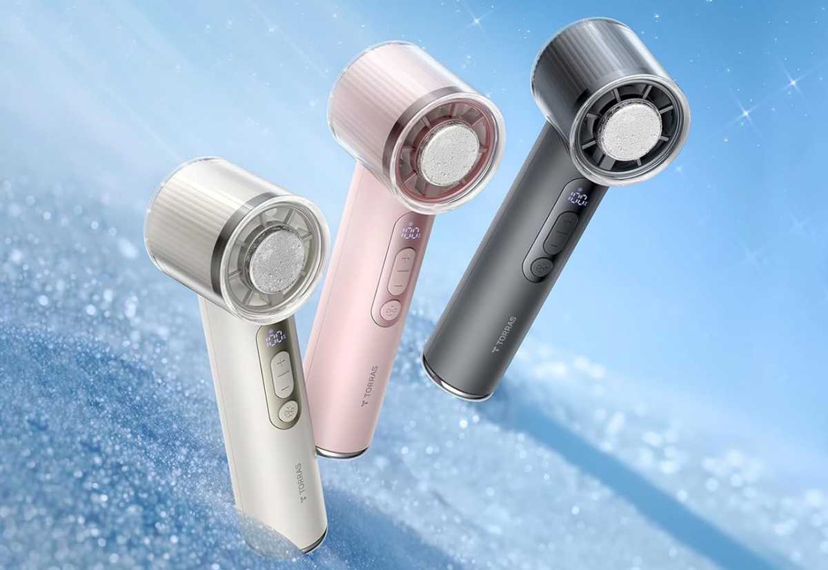 Torras Coolify Iva handheld fan USB C