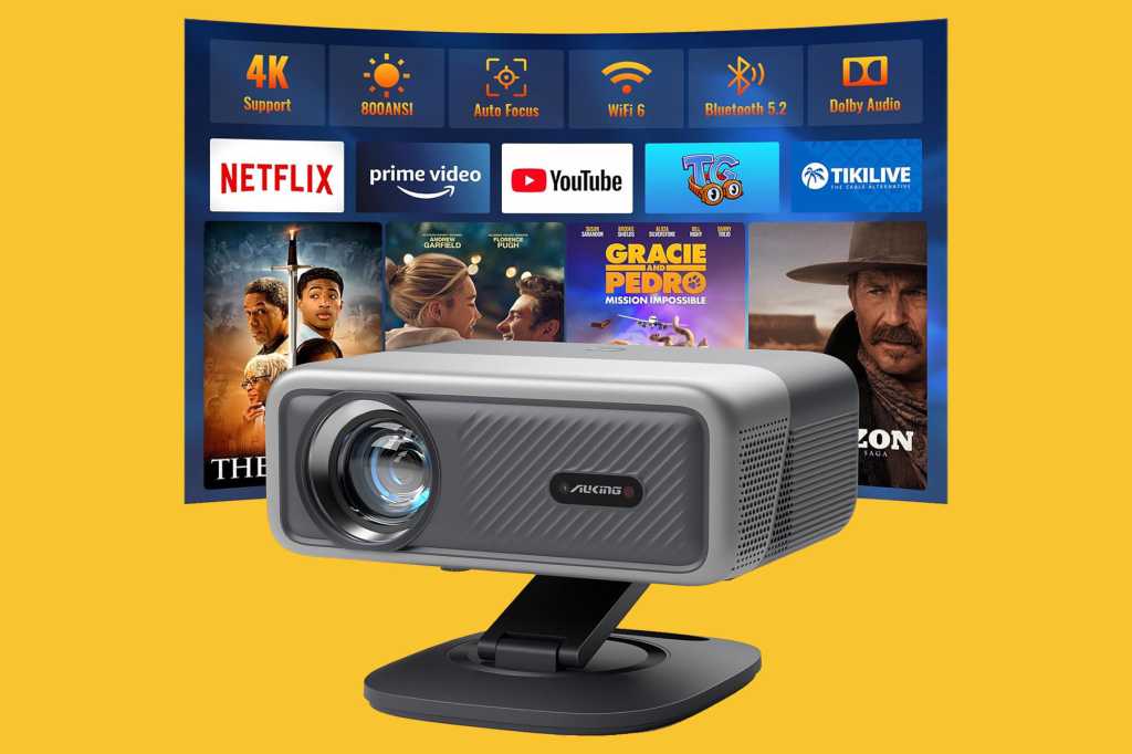 Image: Kein Witz: 4K-Beamer mit 300 Zoll, Dolby Audio sowie Netflix & Co. fÃ¼r unter 150 Euro