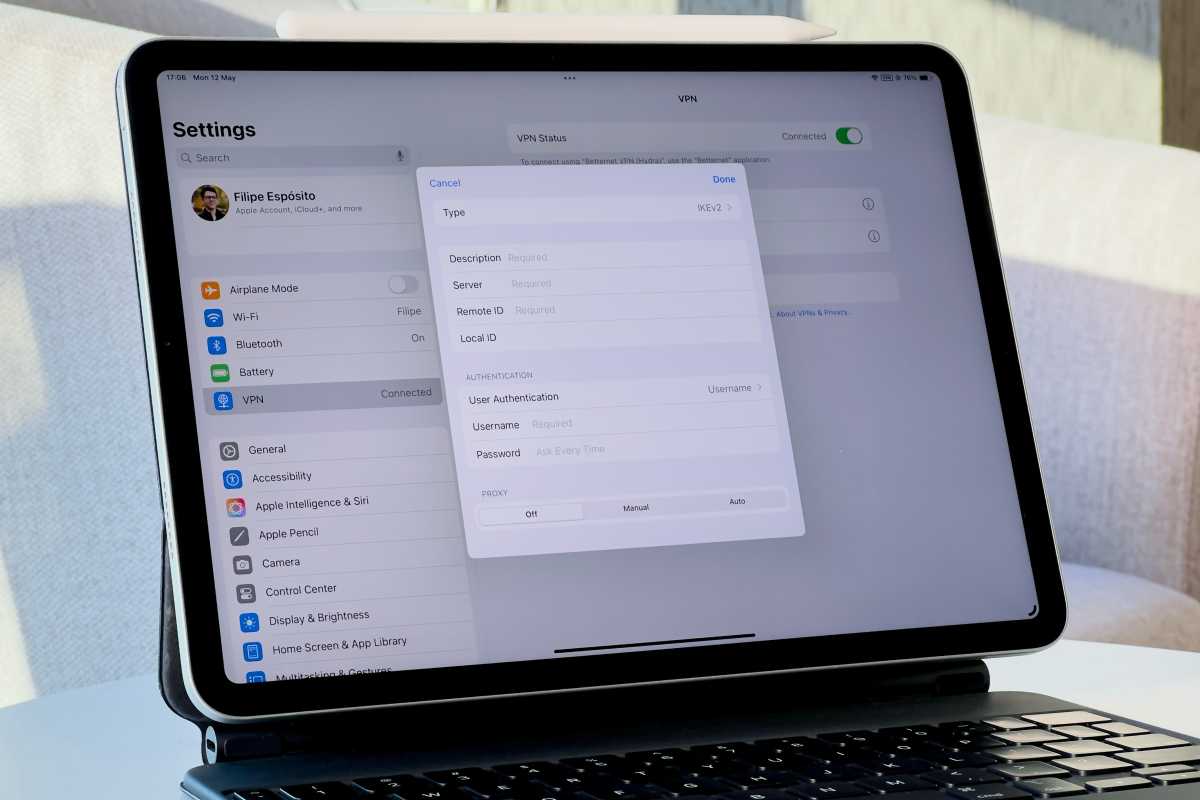 VPN on iPad