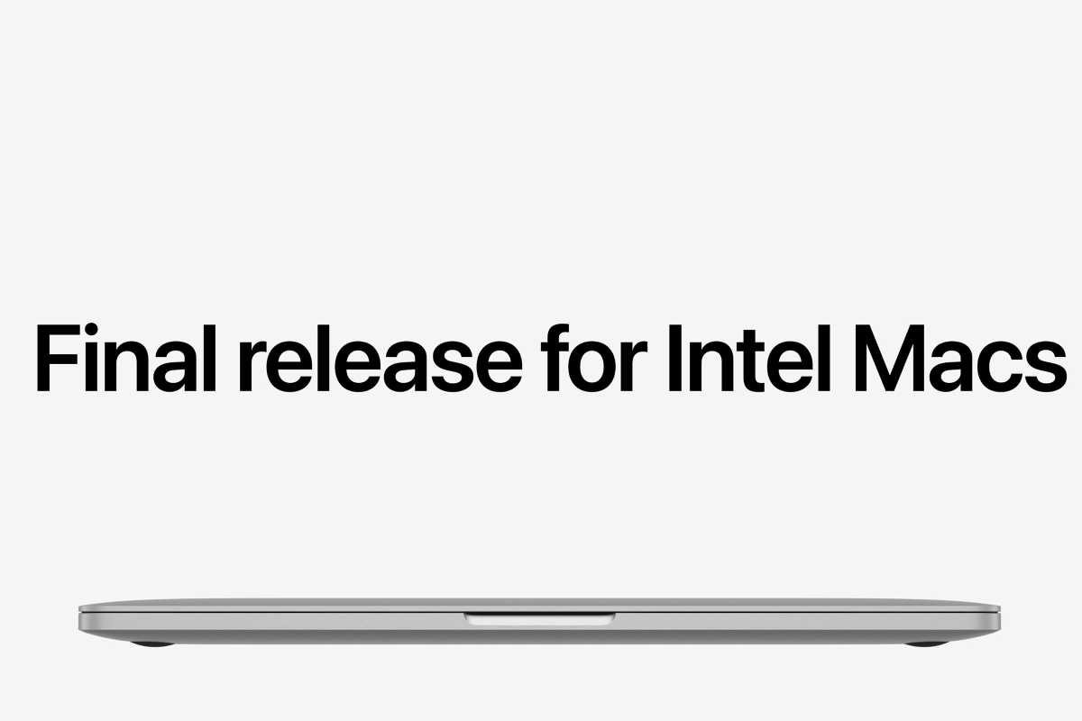 If you own an Intel Mac, you have 12 months to upgrade to a new model