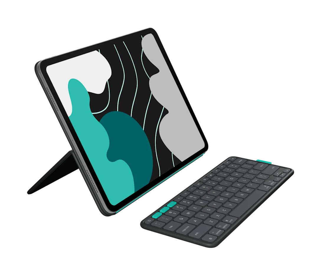 Connect to three devices - Logitech Flip Folio for iPad