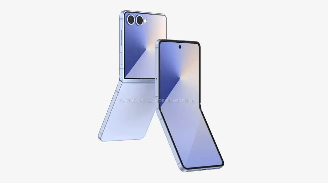 Samsung Galaxy Z Flip 7 leaked render
