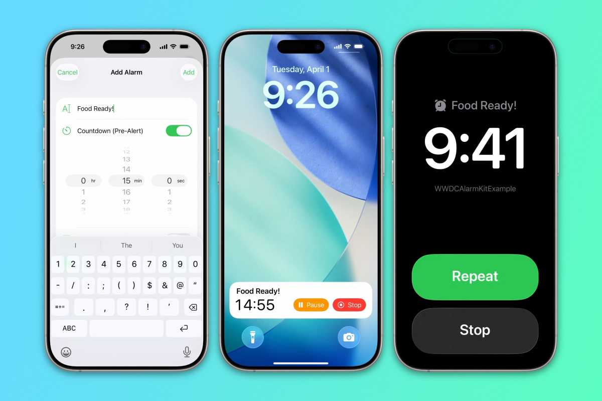 iOS 26 alarm