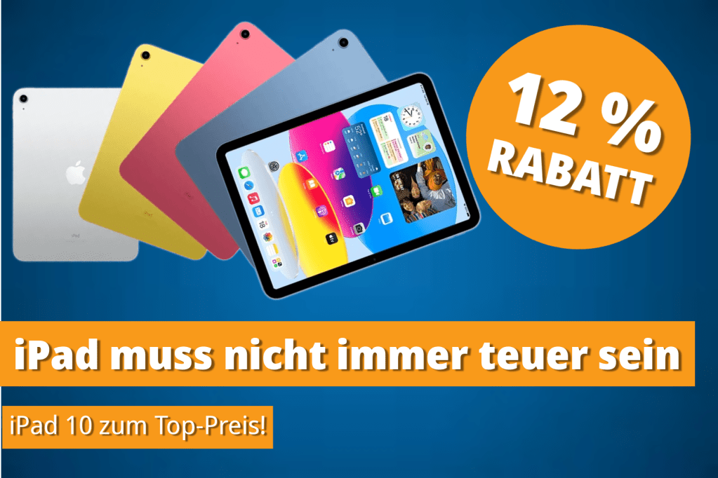 Image: iPad muss nicht immer teuer sein: iPad 10 zum Toppreis!