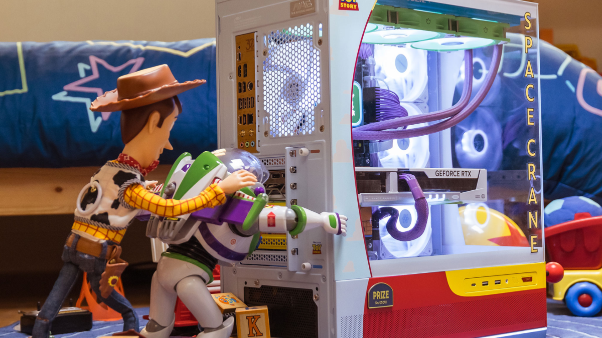 Toy Story MSI gaming desktop