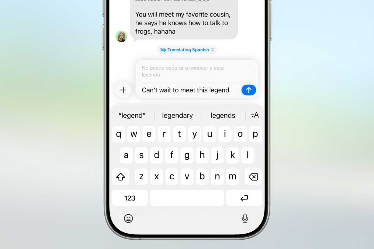 Live translation in iOS 26: How it works and where to find it | Macworld