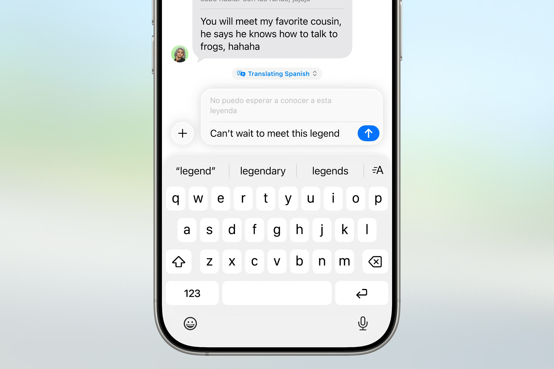 live translate messages