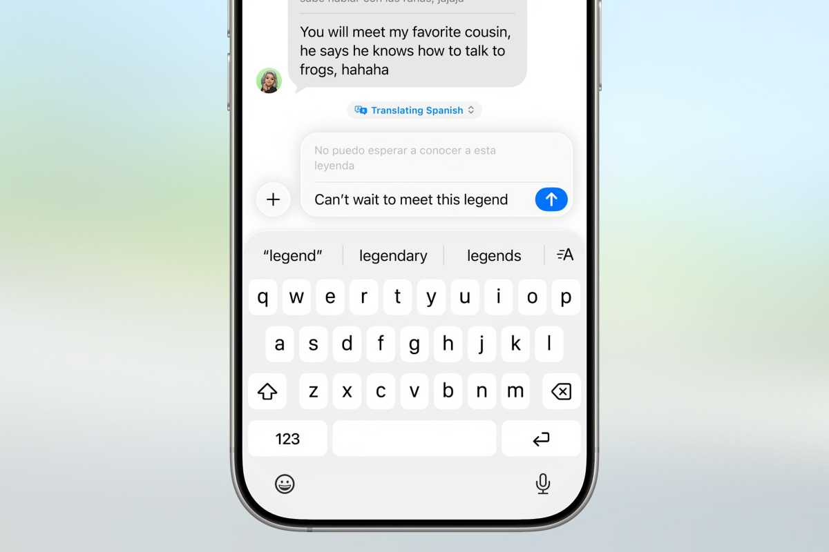 live translate messages