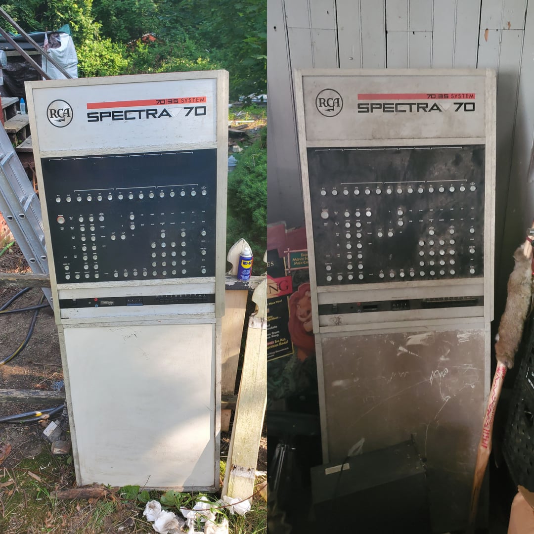 RCA Spectra 70/35 control panel from 1966
