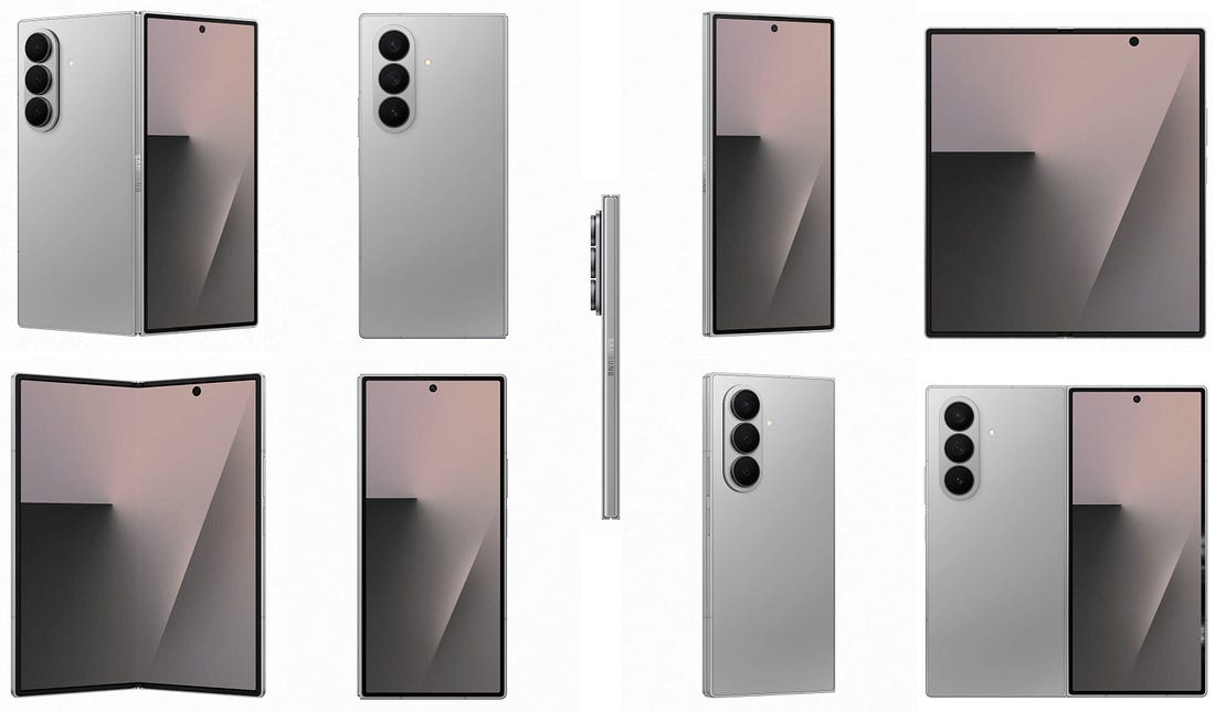 samsung galaxy z fold 7 render