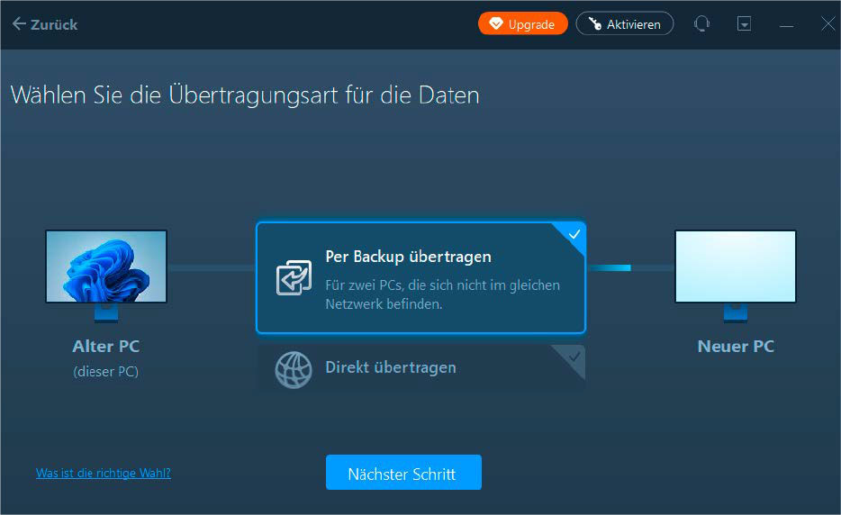 Die Software Easeus Todo PC Trans Free überträgt Daten und Software von einem PC auf einen anderen. Die Gratis-Version ist auf fünf Programme pro Durchgang beschränkt.