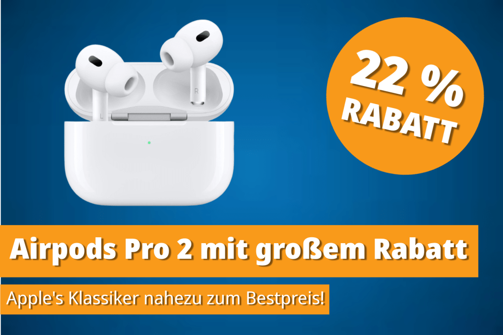 Image: Sound auf neuem Niveau: Apple Airpods Pro 2 mit groÃem Rabatt!