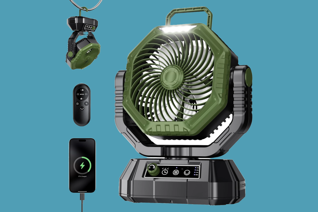 Image: Stromlos kÃ¼hl bleiben: Dieser Outdoor-Ventilator lÃ¤uft stundenlang und kostet unter 31â¯Euro