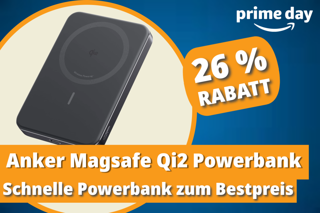 Image: Blitzschnelles Laden unterwegs: Anker Maggo Powerbank mit Qi2 jetzt zum Top-Preis