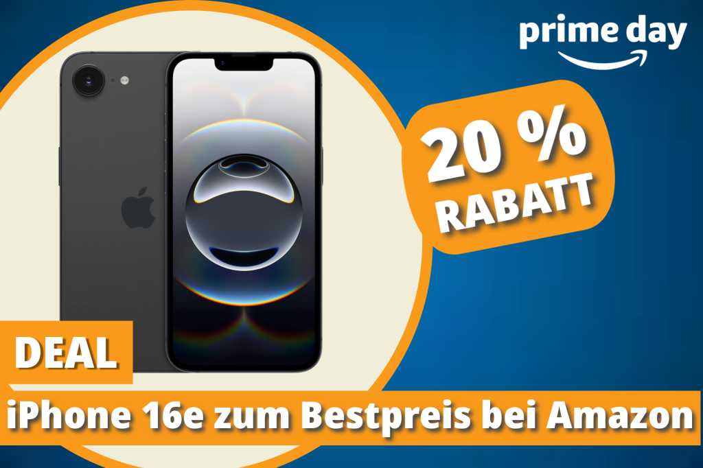 Image: Da staunt selbst Apple: Amazon haut iPhone 16e zum absoluten Bestpreis raus am Prime Day