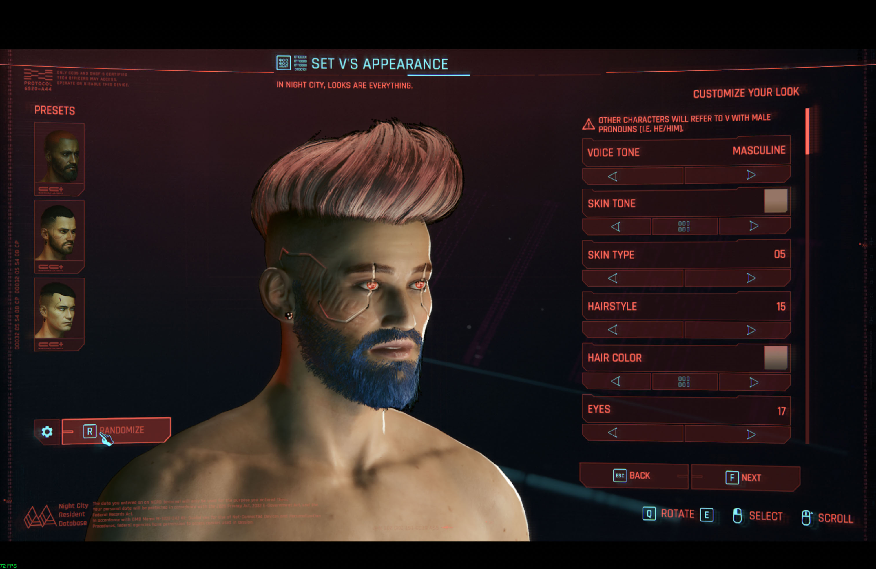 CYBERPUNK 2077 for Mac Review Character Creation