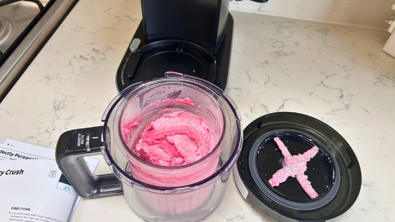 Creami Deluxe ice cream ready