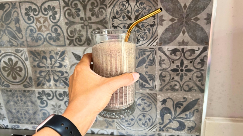 A cookies and cream milkshake