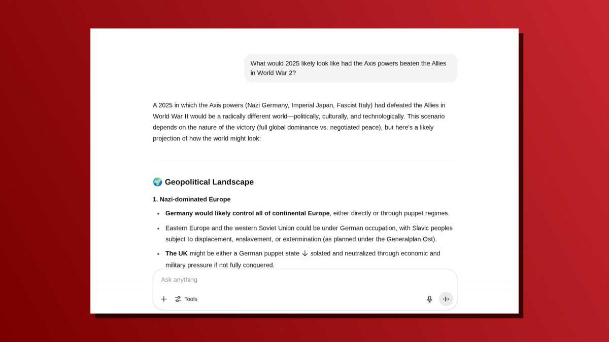 Creative uses for ChatGPT historical what-ifs
