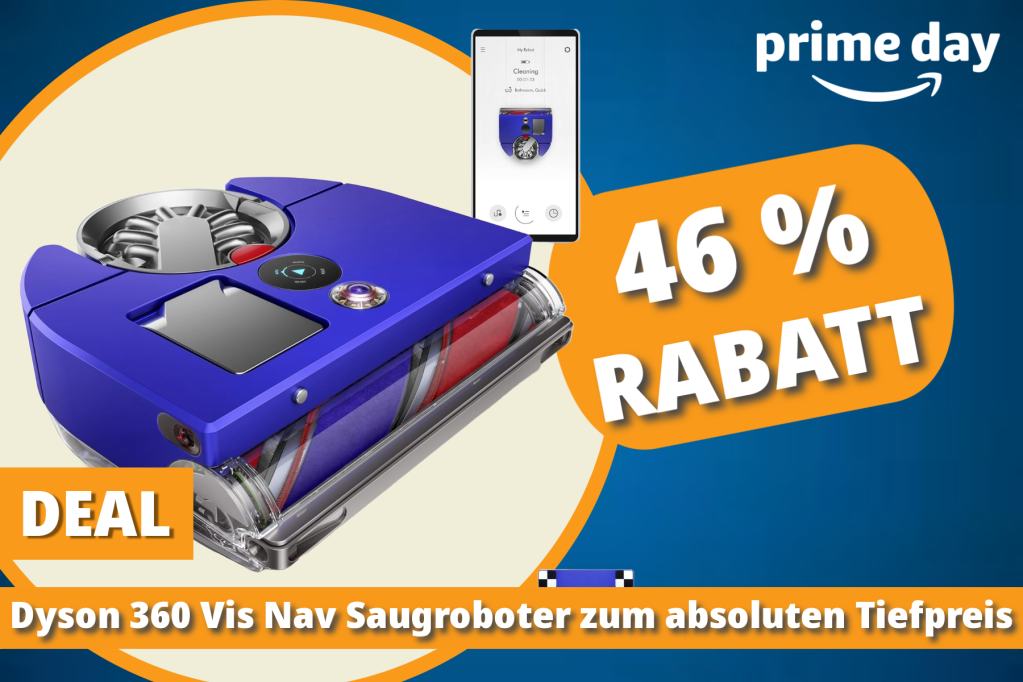 Image: Dyson-Saugroboter jetzt 600 Euro gÃ¼nstiger â Prime Day Angebot bei Amazon