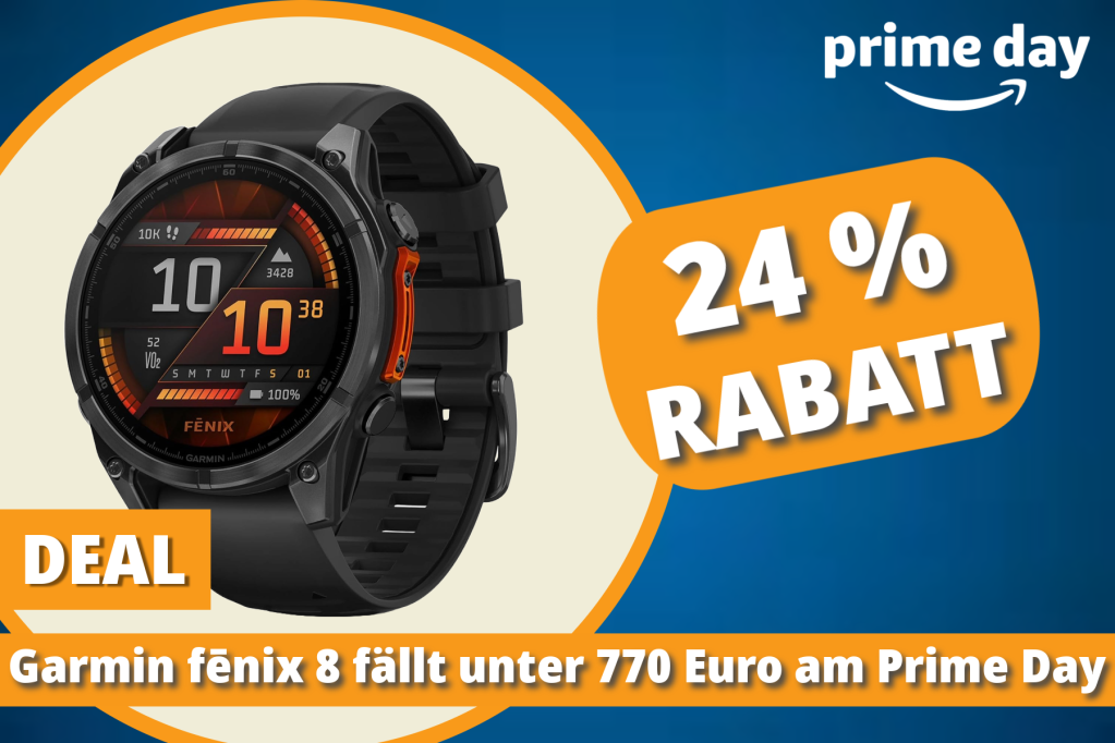 Image: Robuste Garmin-Smartwatch mit 10 Tagen Akku: fÄnix 8 aktuell deutlich gÃ¼nstiger