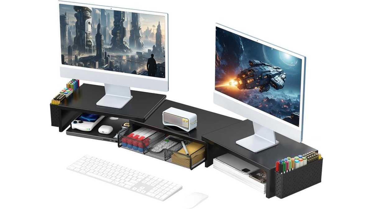 Gianotter dual monitor organizer