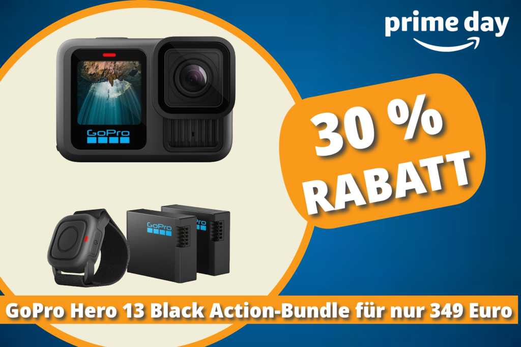 Image: Actioncam zum Sonderpreis: GoPro Hero 13 Black mit viel ZubehÃ¶r fÃ¼r nur 349 Euro am Prime Day