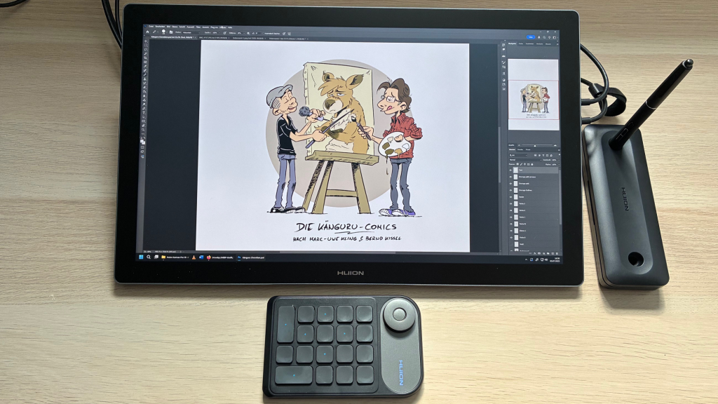 Image: Huion Kamvas Pro 19 im Test: Hohe QualitÃ¤t mit Mini-Tastatur zum guten Preis