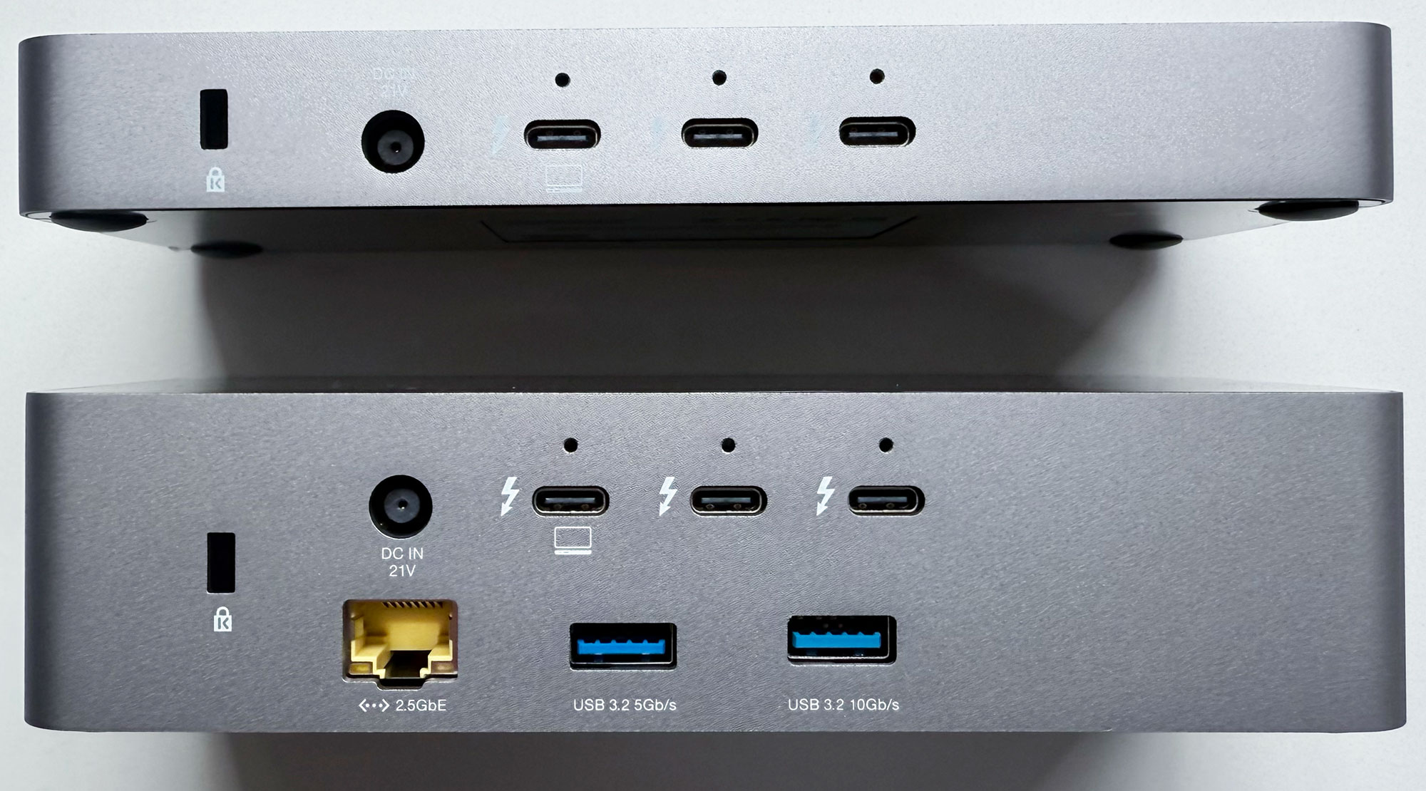 OWC Thunderbolt 5 Dock and Hub ports back